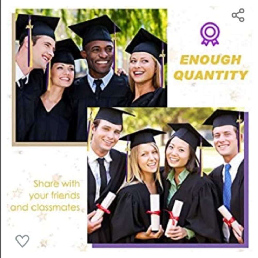 Graduation cap tassel, 2021 gold charm